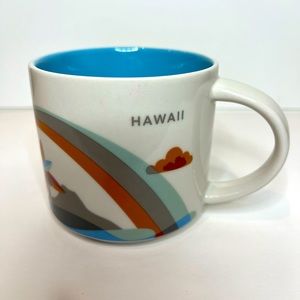 STARBUCKS DISCONTINUED "You Are Here" HAWAII Mug (14 oz)